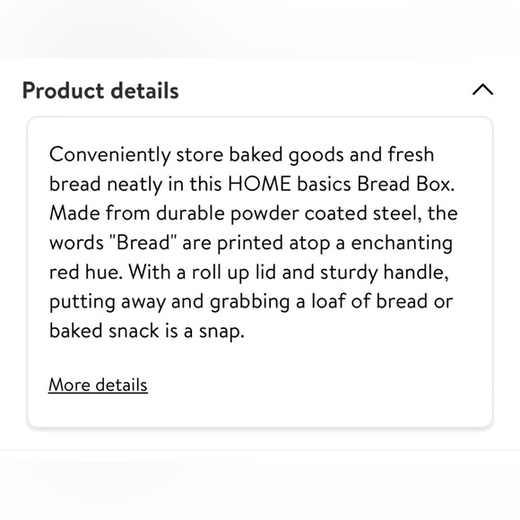 🥖NEW RETRO METAL VINTAGE STYLE RED BREAD BOX FOR KITCHEN DINER STYLE - Picture 5 of 11